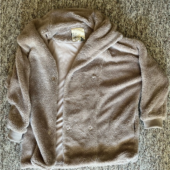 Autumn Teddy Bear Coat - Oversized Fit - Picture 4 of 8